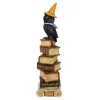 32 in. Halloween Owl on Stacked Books Tabletop Decoration