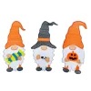30 in. Halloween Pre Lit Gnome Trio Outdoor Lawn Decoration with LED Lights