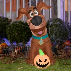 42 in. Halloween Scooby Doo Inflatable Decoration