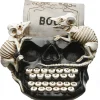 8 in. Halloween Skull Shaped Typewriter Decoration