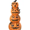 39 in. Halloween Stacked Smiling Jack-O-Lanterns Decoration