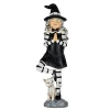 9 in. Halloween Witch in a Yoga Pose Tabletop Decoration