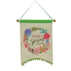 18 in. Happy Spring Hanging Banner Decoration