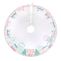 52 in. HGTV Home Collection Village Scene Tree Skirt