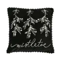 18 in. HGTV Home Collection Mistletoe Pillow