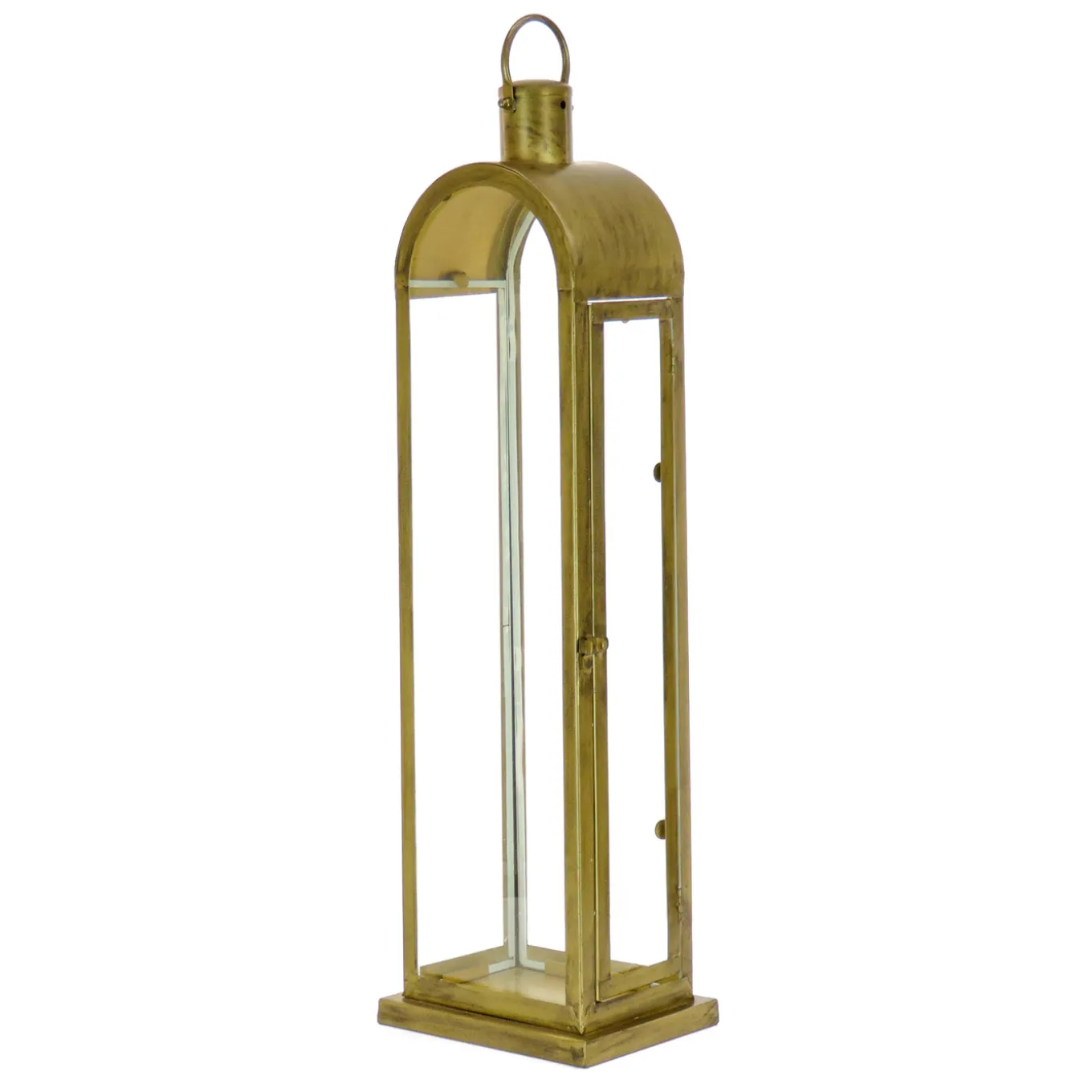 28 in. HGTV Home Collection Antique Bronze Arched Lantern, Large