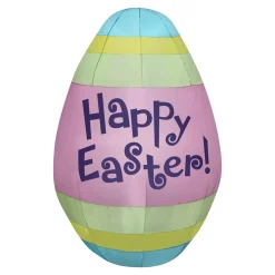 66 in. Inflatable Happy Easter Egg Decoration