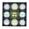 13 in. Mint Xmas Ball Decor Set