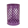 12 in. Modern Design and Finish Dusty Lavender Outdoor Lantern Candleholder