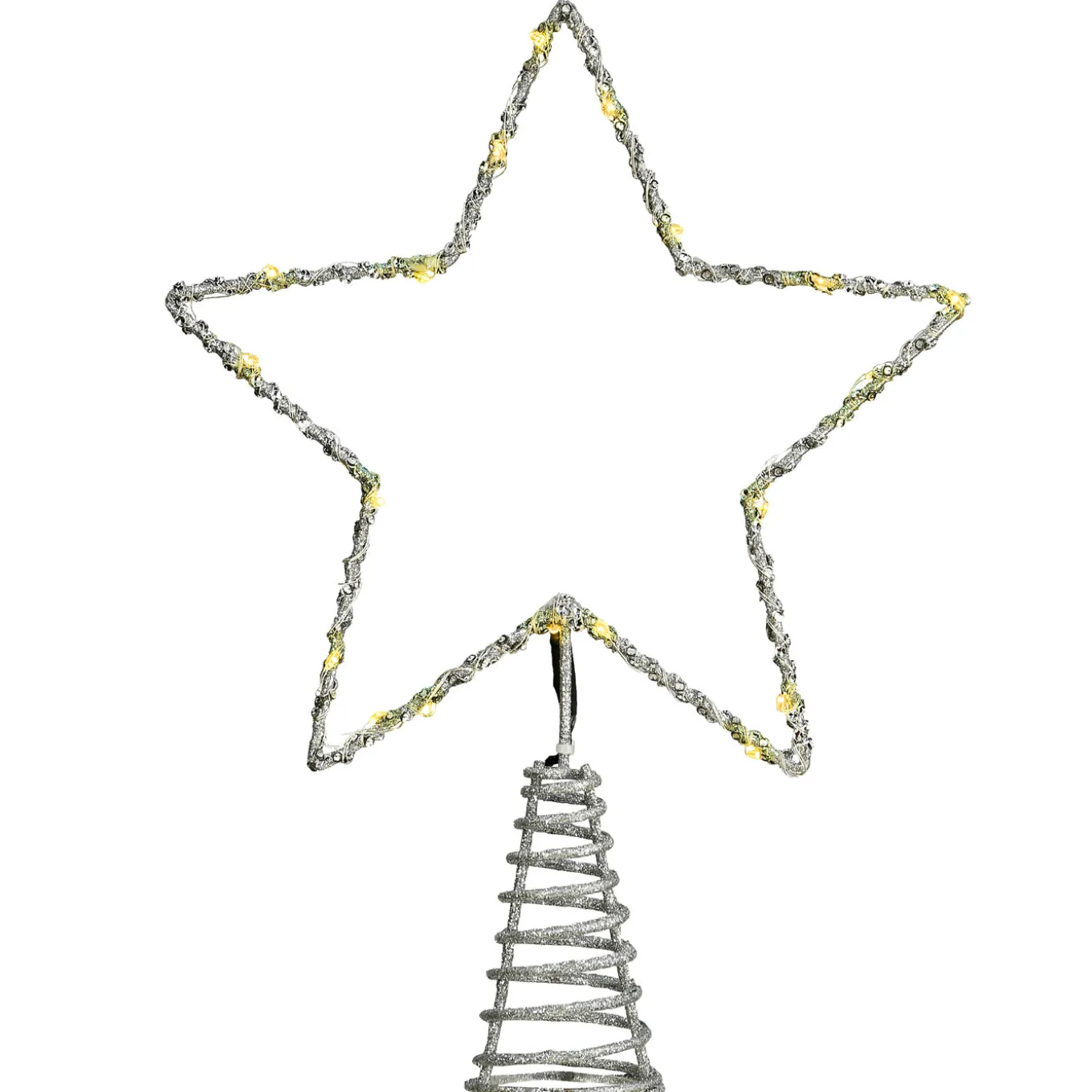 13.5 in. Open Star Tree Top for Artificial Trees with Dual Color Lights