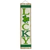 48 in. Patrick's Day Lucky Wooden Sign Porch Decoration
