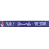 7 in. Patriotic Family-Fireworks-Freedom Table Decoration