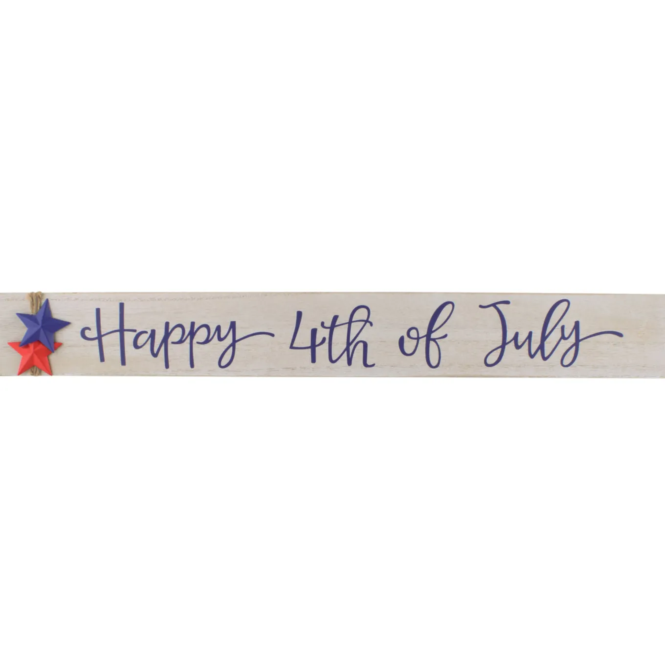 19 in. Patriotic Happy 4th of July Table Decoration