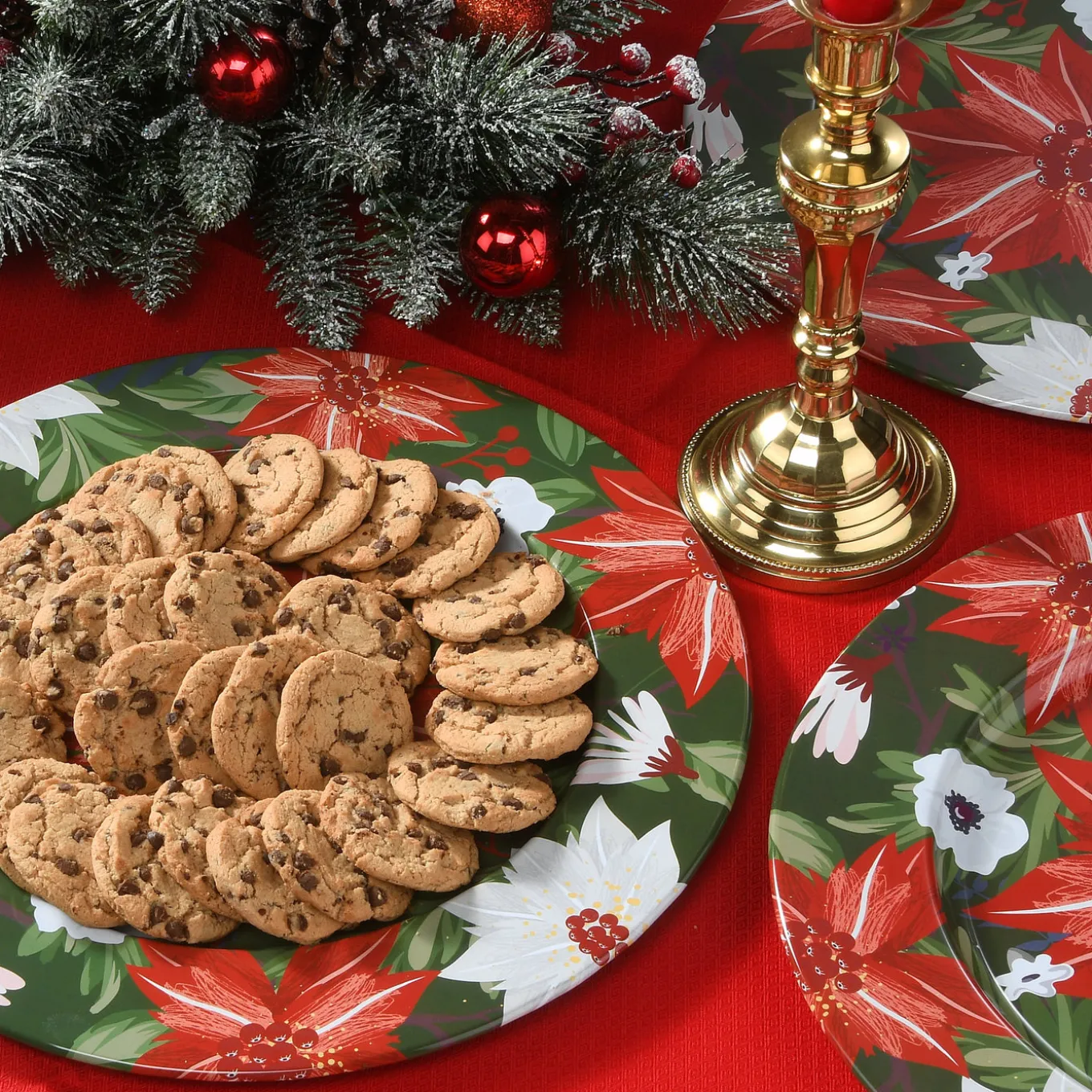 13 in. 4-Piece Holiday Plate Set