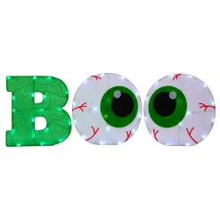 14 in. Pre-Lit BOO Sign with LED Lights