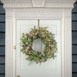 30 in. Pre-Lit North Conway Wreath with Clear Lights