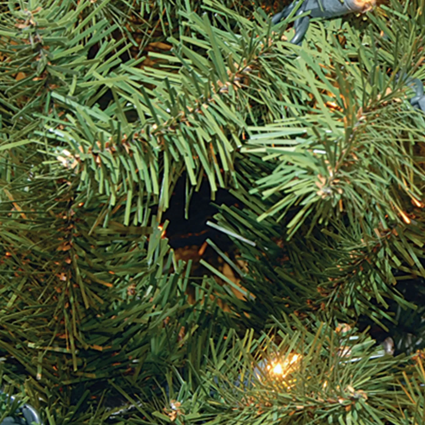 24 in. Pre-Lit North Valley Spruce Wreath with Dual Color LED Lights