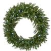 36 in. Pre-Lit Norwood Fir Memory Shape Wreath with Clear Lights