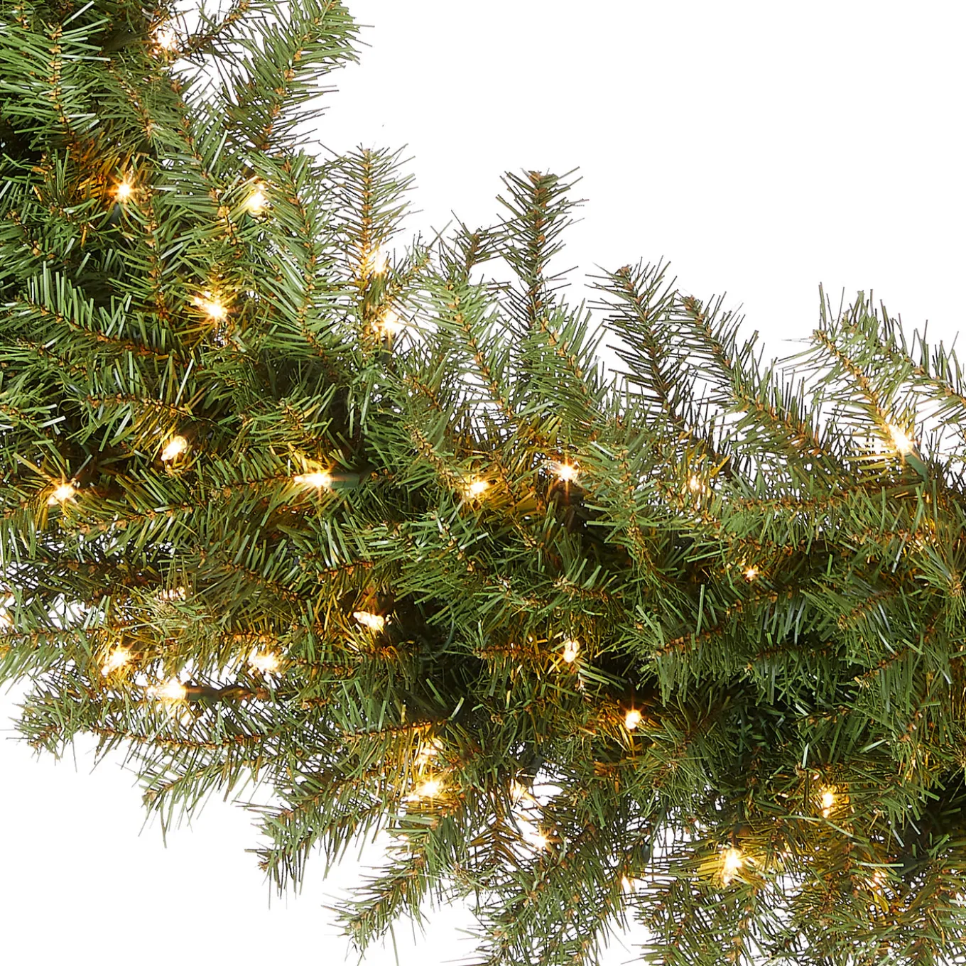 48 in. Pre-Lit Norwood Fir Wreath with Clear Lights