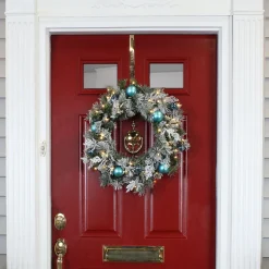 24 in. Pre-Lit Tinkham Pine Wreath with LED Lights