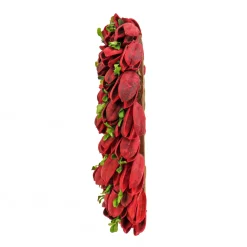 12 in. Red Petals and Leaves Floral Valentine’s Heart
