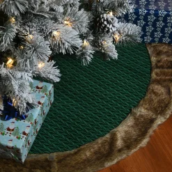 48 in. Rural Homestead Collection Quilted Tree Skirt