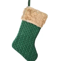 19 in. Rural Homestead Collection Quilted Stocking