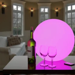 16 in. Sealed Orb with Color Changing LED Lights