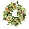 22 in. Spring Wreath with Tulip, Poppy, and Buttercup Blooms