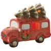 7 in. Terracotta Holiday Truck with Warm White LED Lights