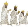 42 in. Three Wisemen with LED Lights