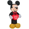 42 in. Valentine's Inflatable Mickey Mouse with LED Lights