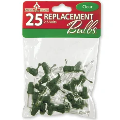 2.5 Volts 25-Pack White Incandescent Replacement Bulbs