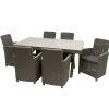 7-Piece Antrim Collection All-Weather Wicker Finish Dining Set