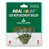 Replacement Dual Color LED Bulbs in Bag