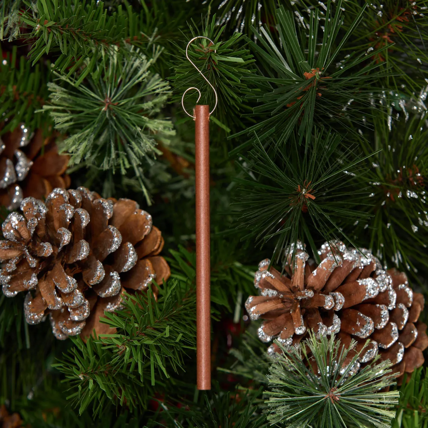 Scented Ornaments, 2-Pack- 6ct Bottle, 2 Dashes of Cinnamon, Fragrance-Infused Paper Sticks