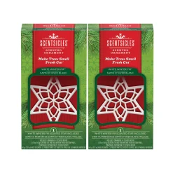 Scentsicles, Scented Star Ornament, White Winter Fir, 2-Pack