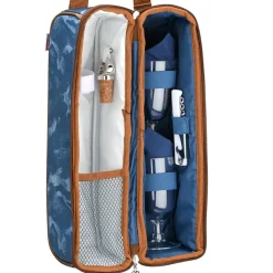 7x3x14 in. 1 Bottle Wine Tote Cooler Bag