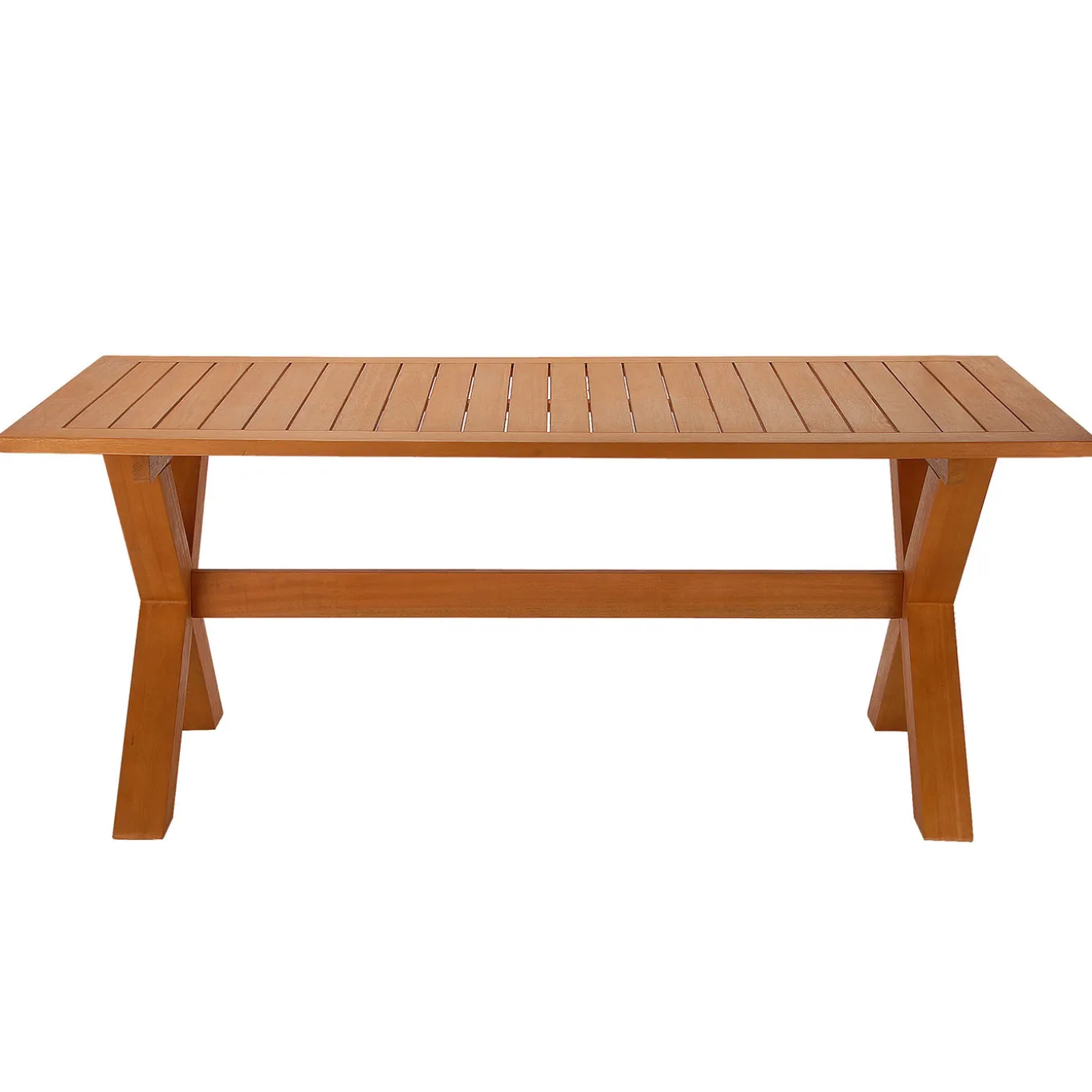 72x38x29 in. Eucalyptus Grandis Wood Farm House Style Table, Natural Color